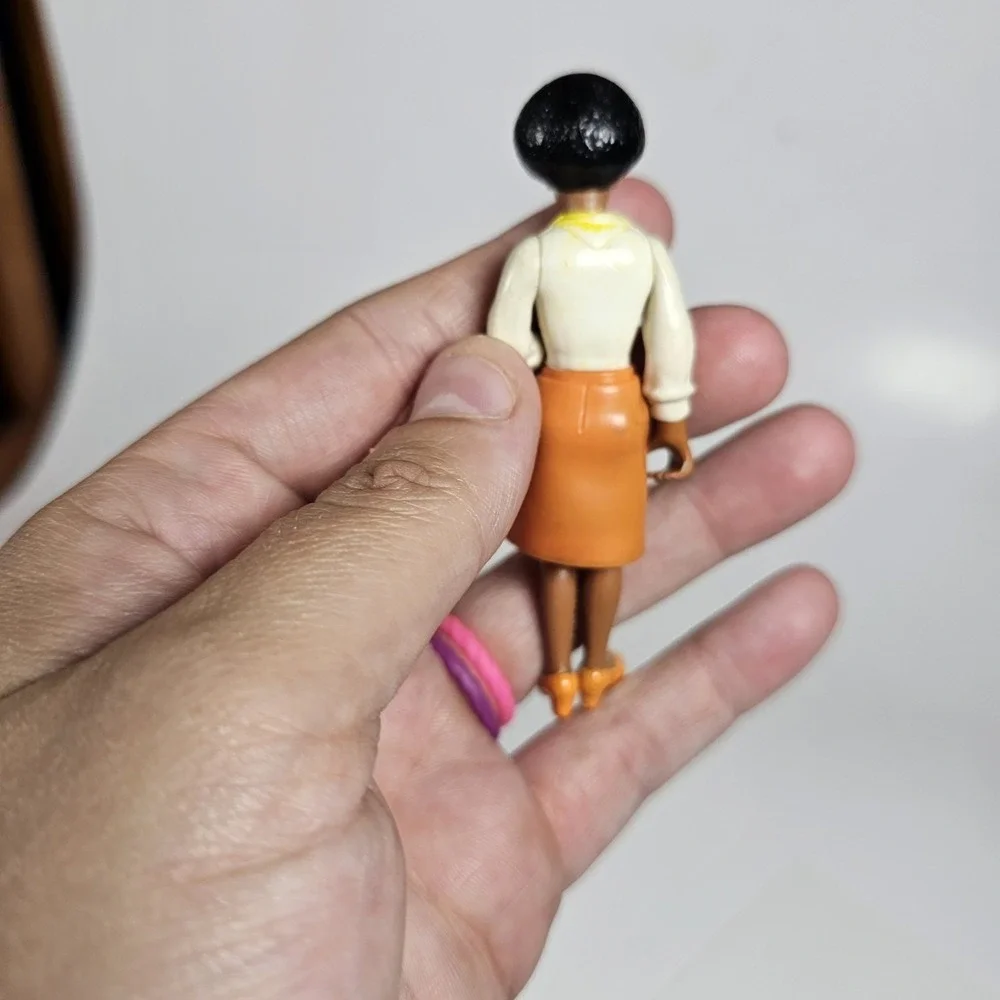 Vintage African American Mom 1979 Fisher-Price Doll House 4 Inch Doll